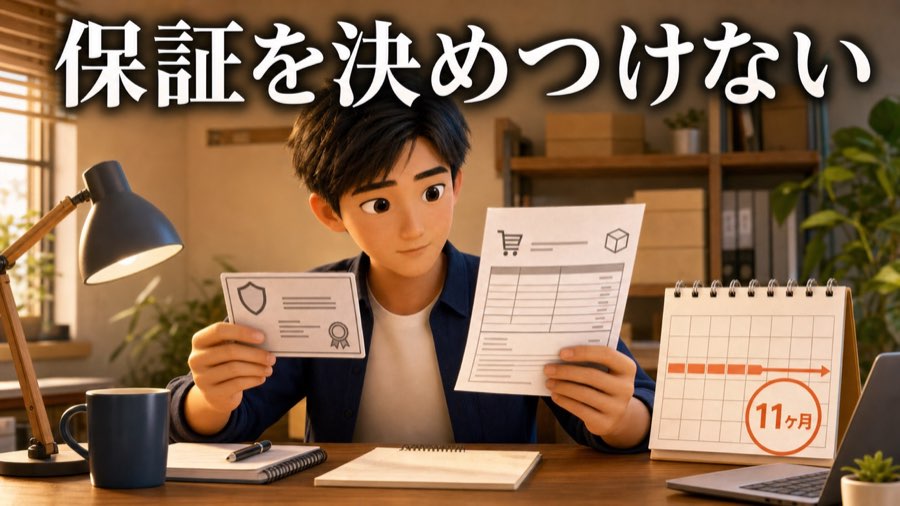 保証を決めつけない