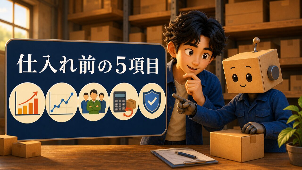仕入れ前の5項目