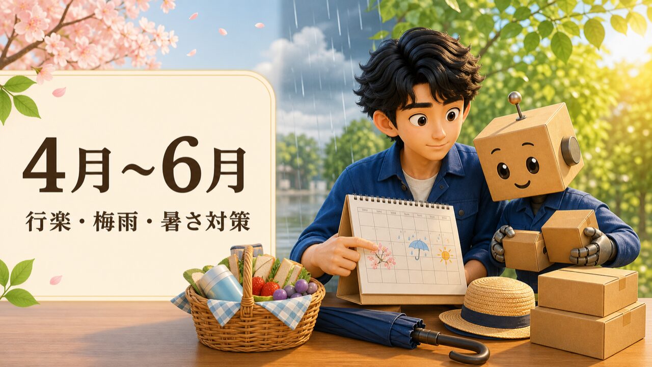 4月から6月|行楽・梅雨