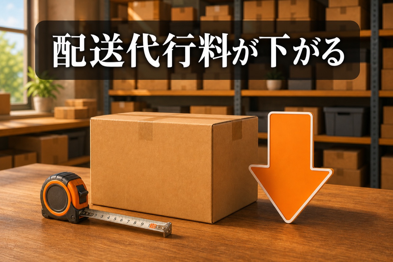 配送代行料が下がる
