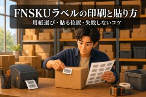 FNSKUラベルの印刷と貼り方
