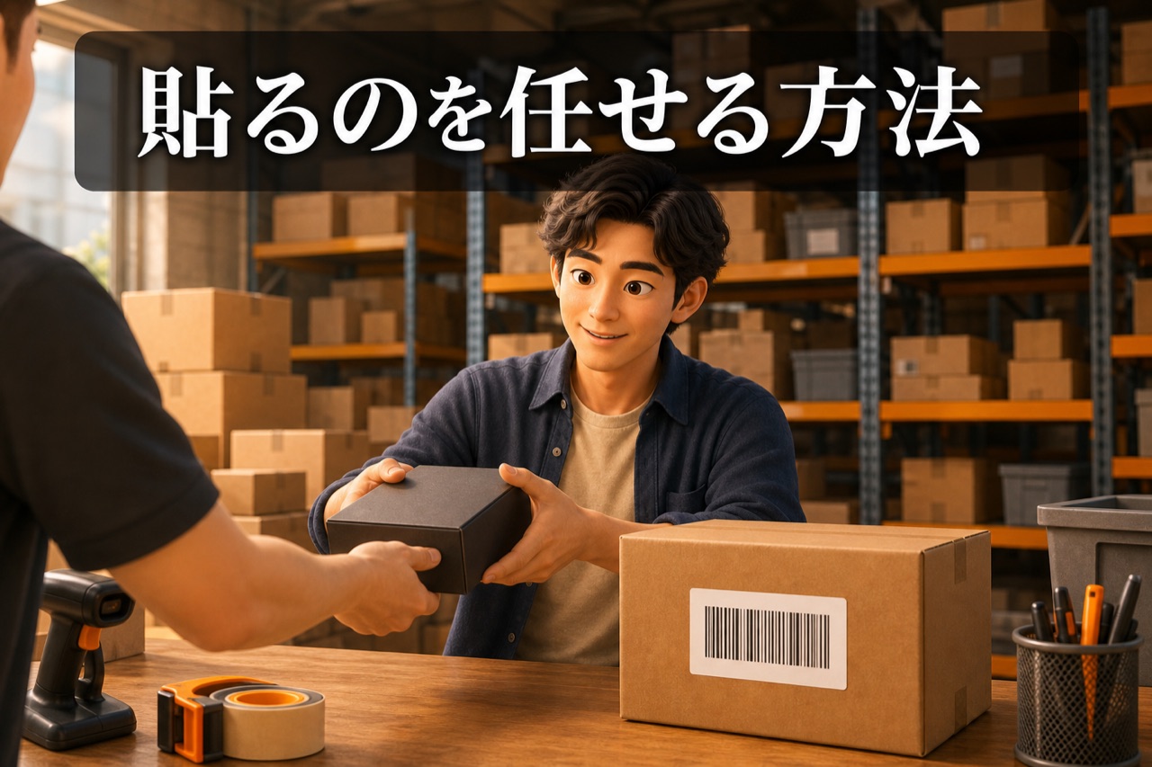 貼るのを任せる方法