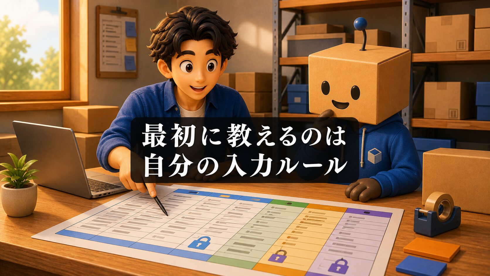 仕入れ記帳をAIへ任せて時間を取り戻すイメージ