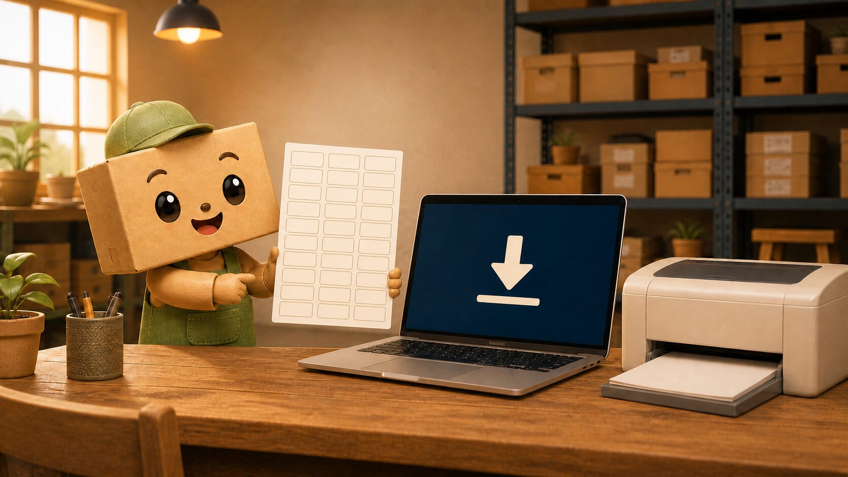 FBA重量超過ラベル24面PDFをダウンロードして印刷する