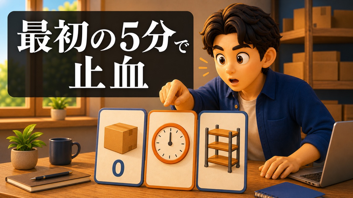 緊急時の最初の5分