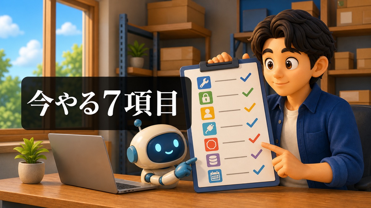 Amazonにつながる道具を棚卸しする7つの確認項目