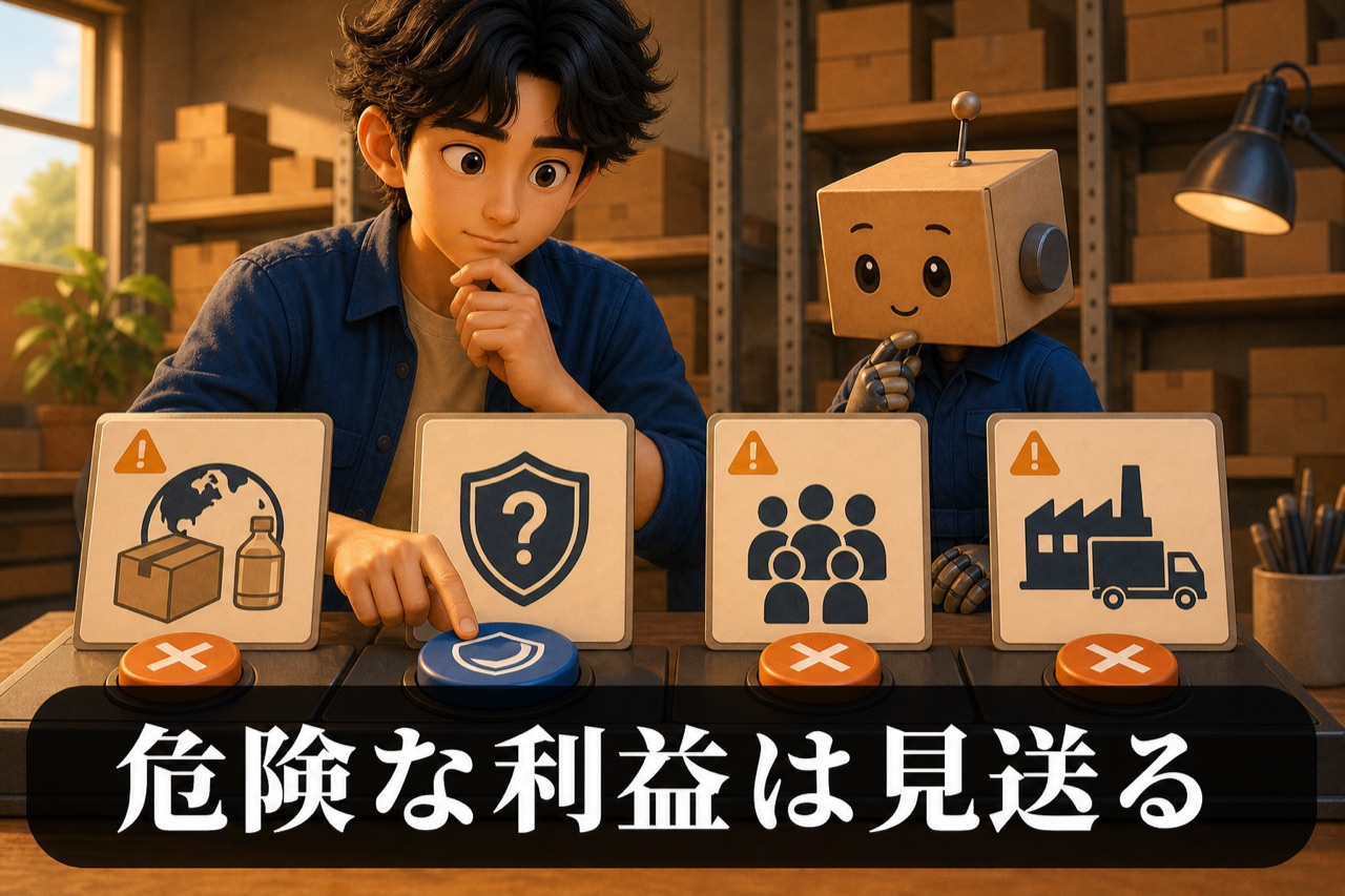 危険な利益は見送る