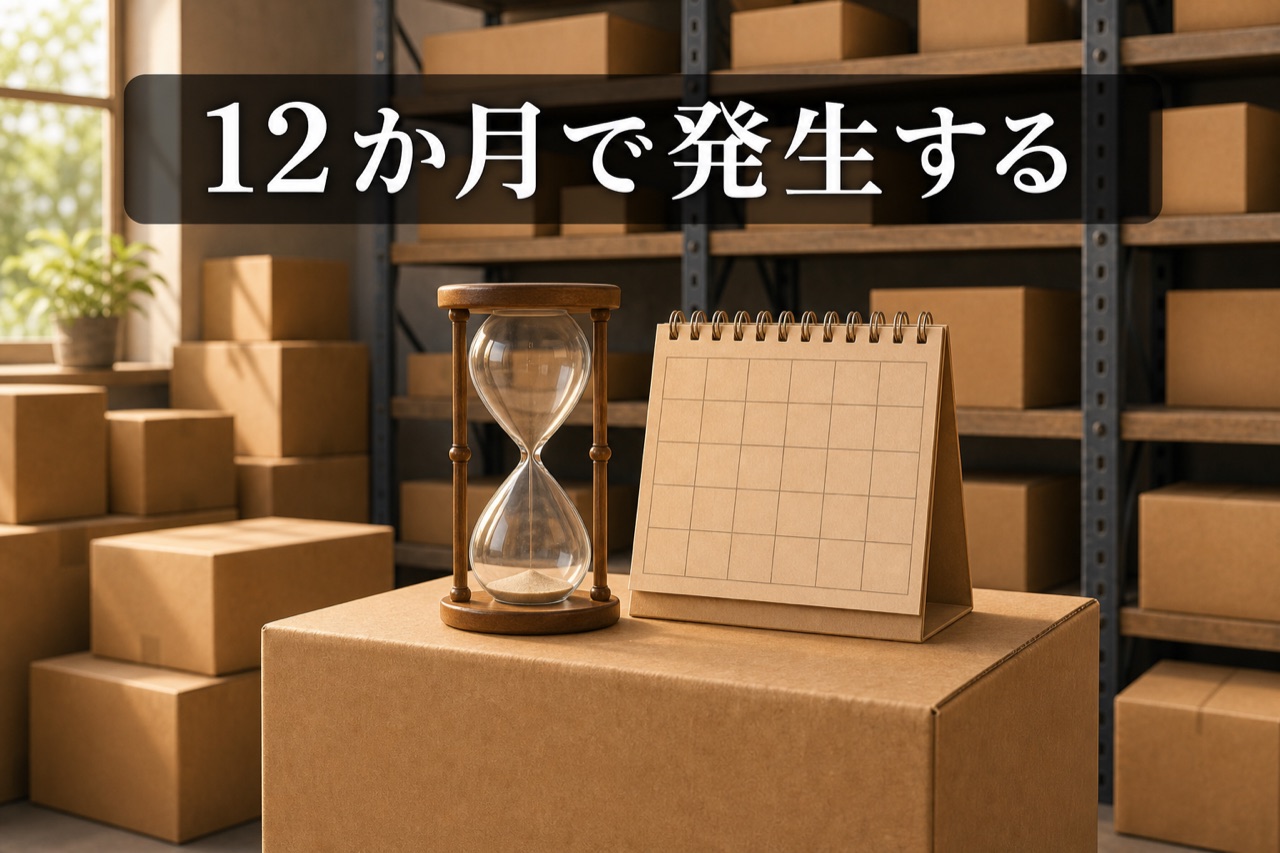12か月で発生する