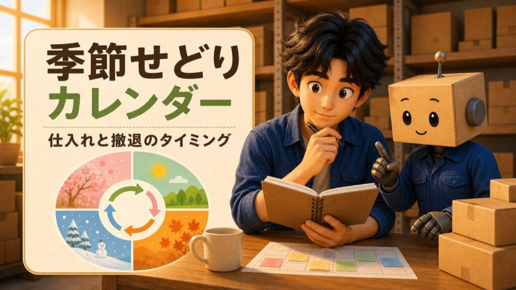 季節せどりカレンダー|仕入れと撤退のタイミング