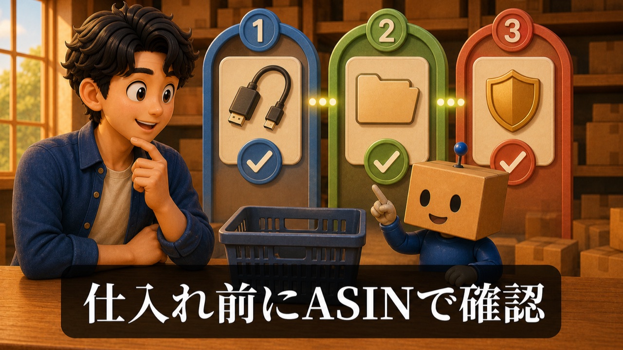 仕入れ前にASINで出品可否を確認する手順