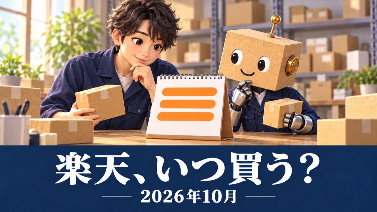 楽天、いつ買う?2026年10月